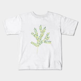 Watercolor Branch Kids T-Shirt